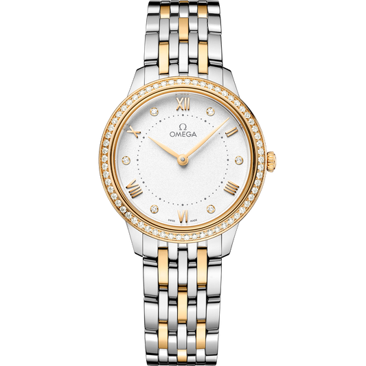 De Ville Prestige 30 mm, steel ‑ yellow gold on steel ‑ yellow gold