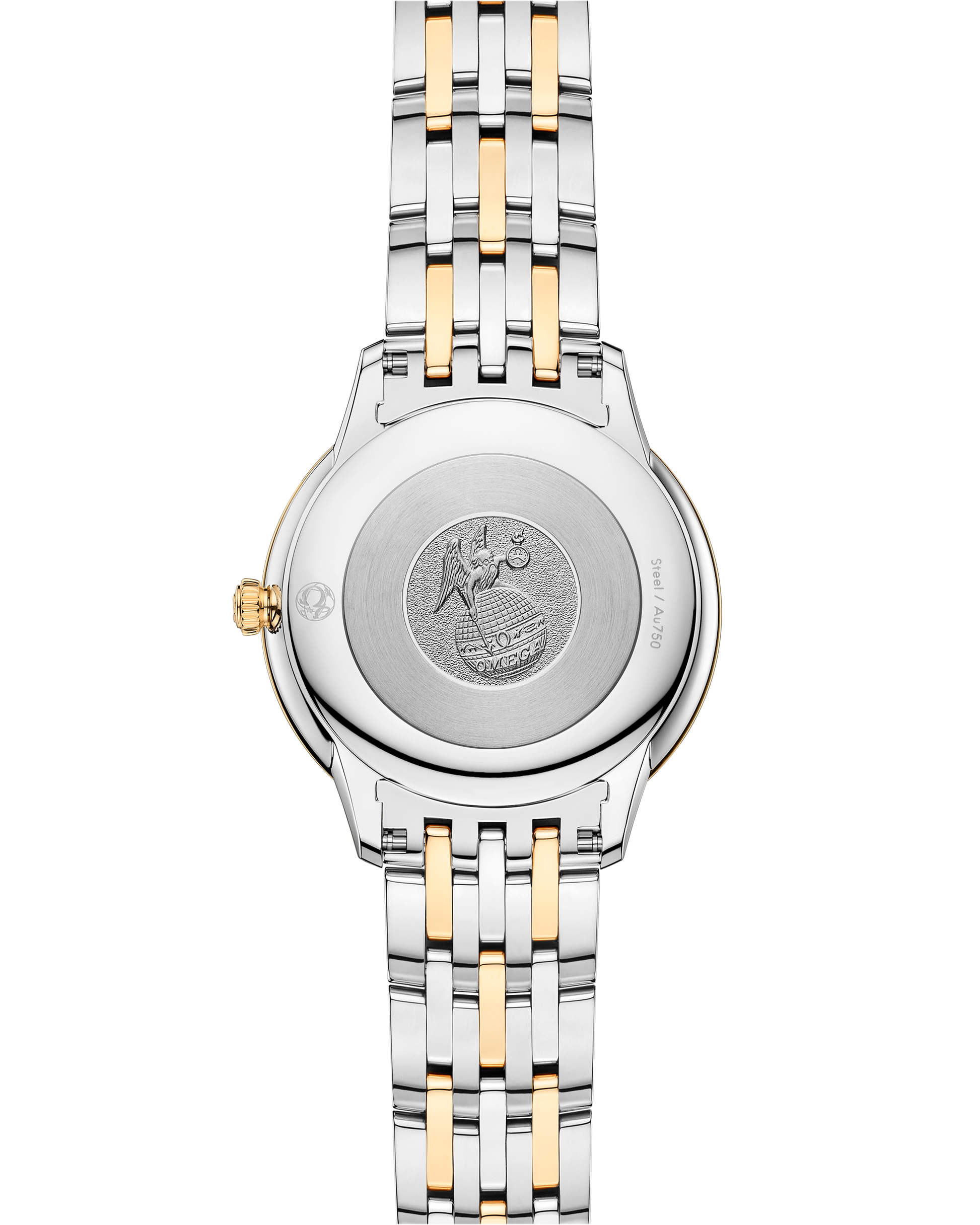 De Ville Prestige 30 mm, steel ‑ yellow gold on steel ‑ yellow gold