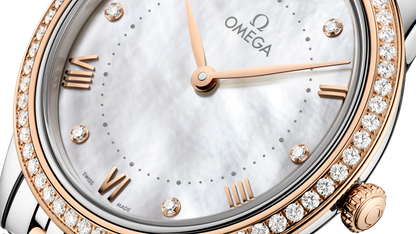 De Ville Prestige 30 mm, steel ‑ Sedna™ gold on steel ‑ Sedna™ gold