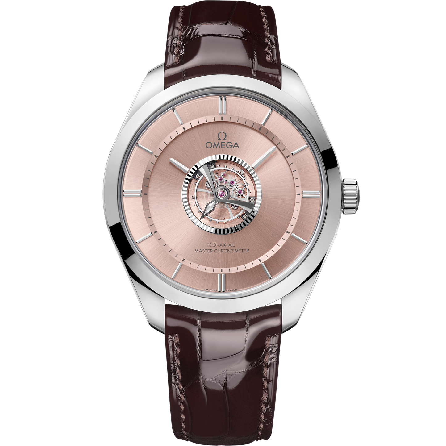 De Ville Tourbillon 43 mm, Canopus Gold™ on leather strap