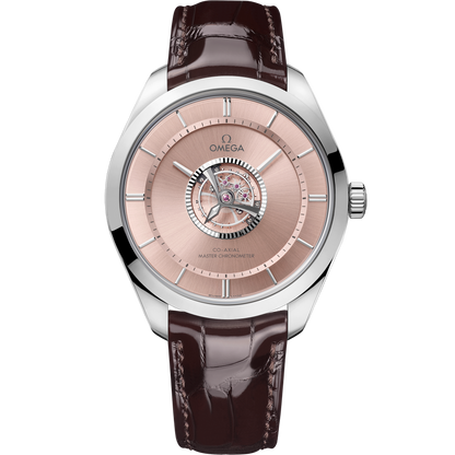 De Ville Tourbillon 43 mm, Canopus Gold™ on leather strap