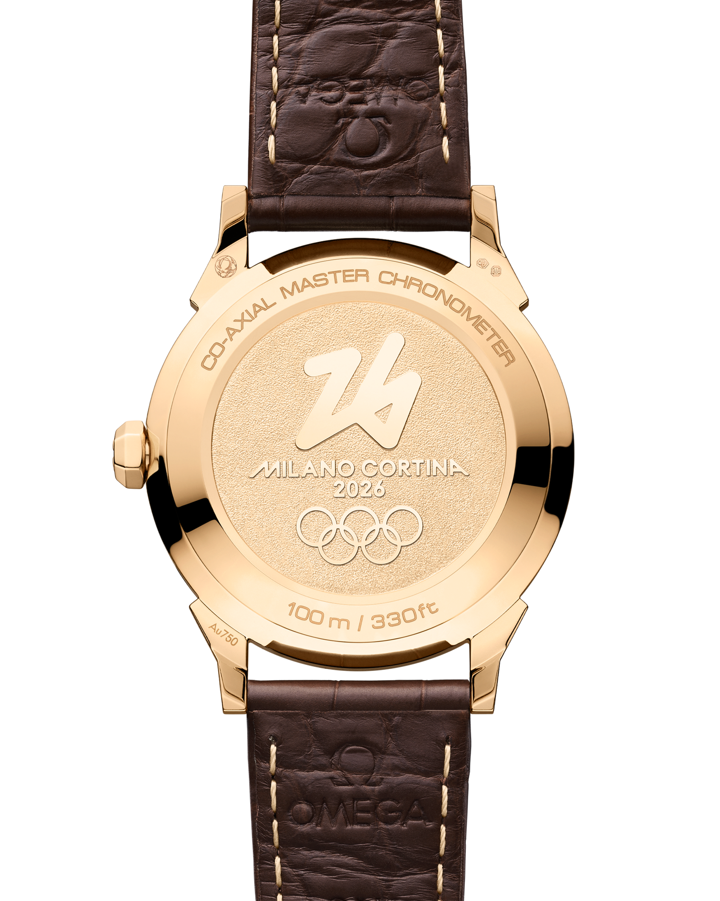 Seamaster 37 mm 37 mm, Moonshine™ gold on alligator