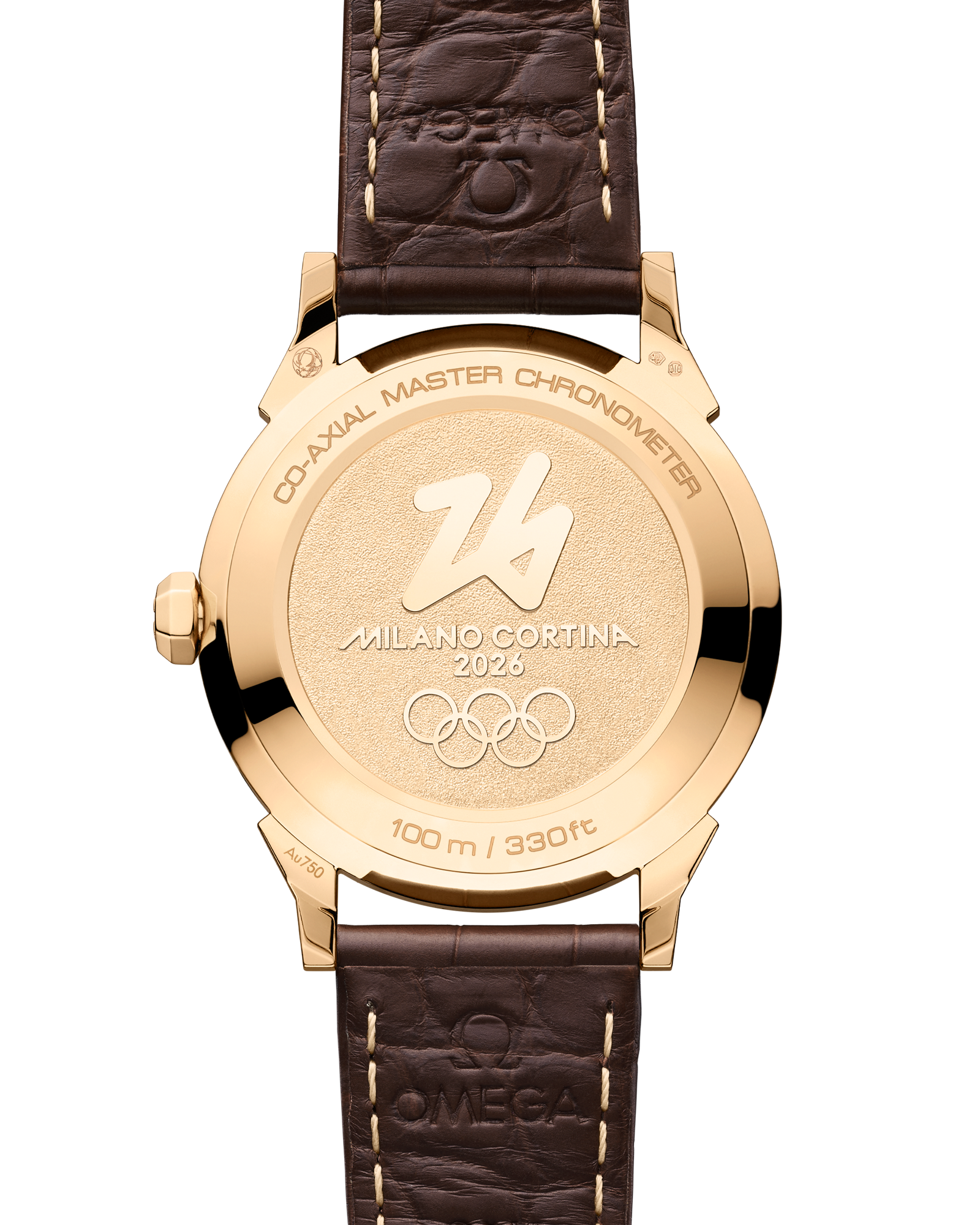 Seamaster 37 mm 37 mm, Moonshine™ gold on alligator