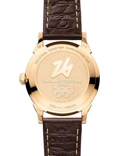Seamaster 37 mm 37 mm, Moonshine™ gold on alligator