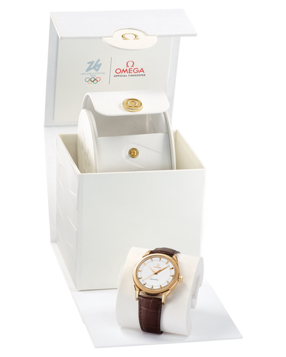 Seamaster 37 mm 37 mm, Moonshine™ gold on alligator