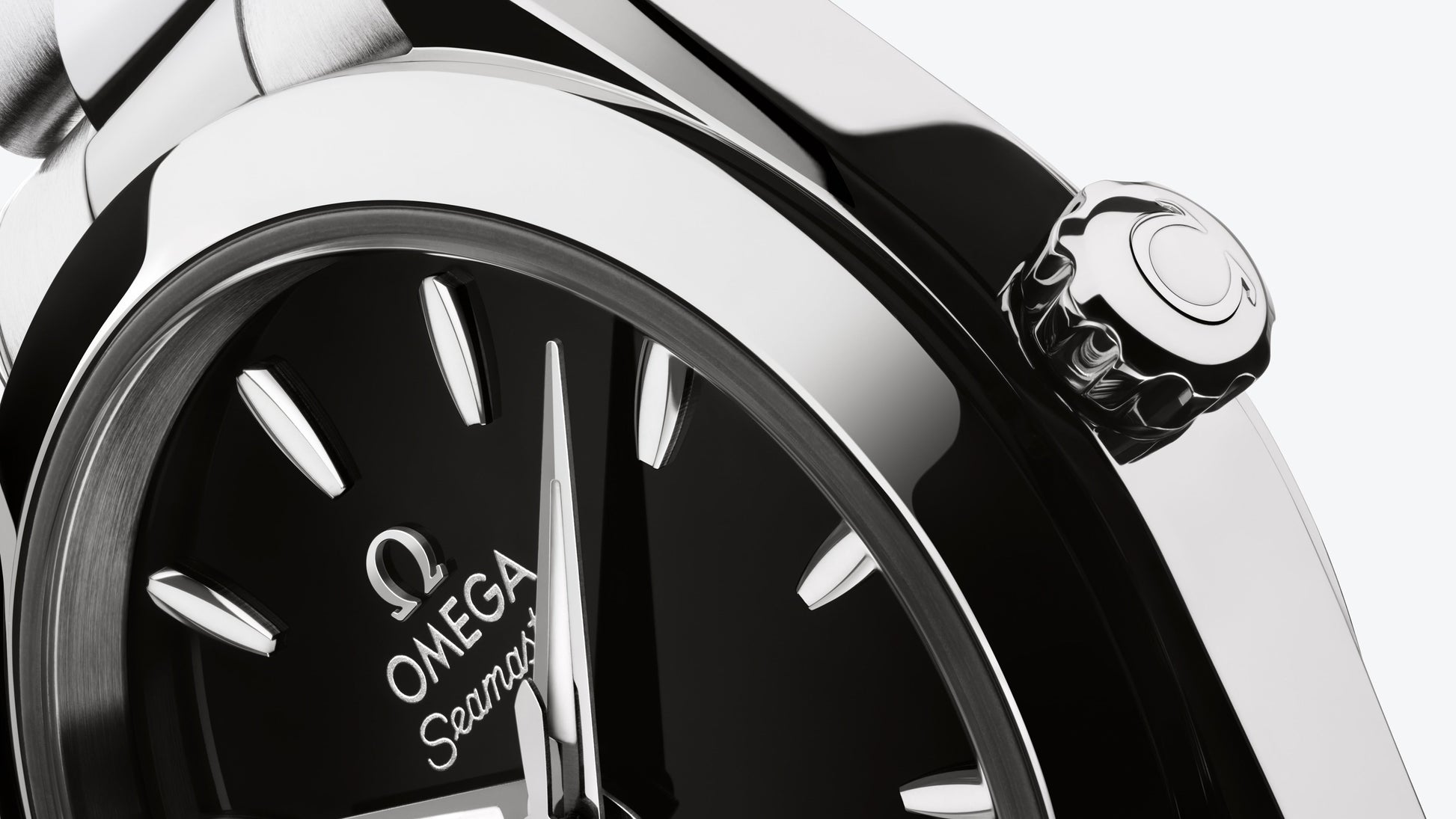 Seamaster Aqua Terra 150M 30 mm, steel on steel