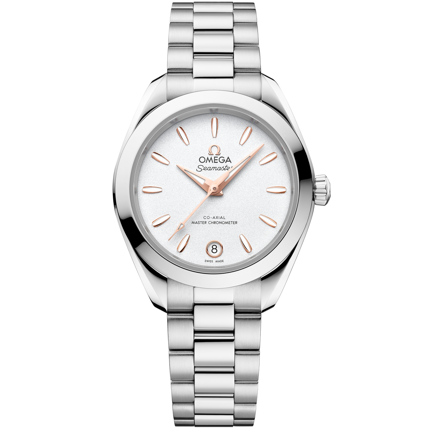 Seamaster Aqua Terra 150M 30 mm, steel on steel