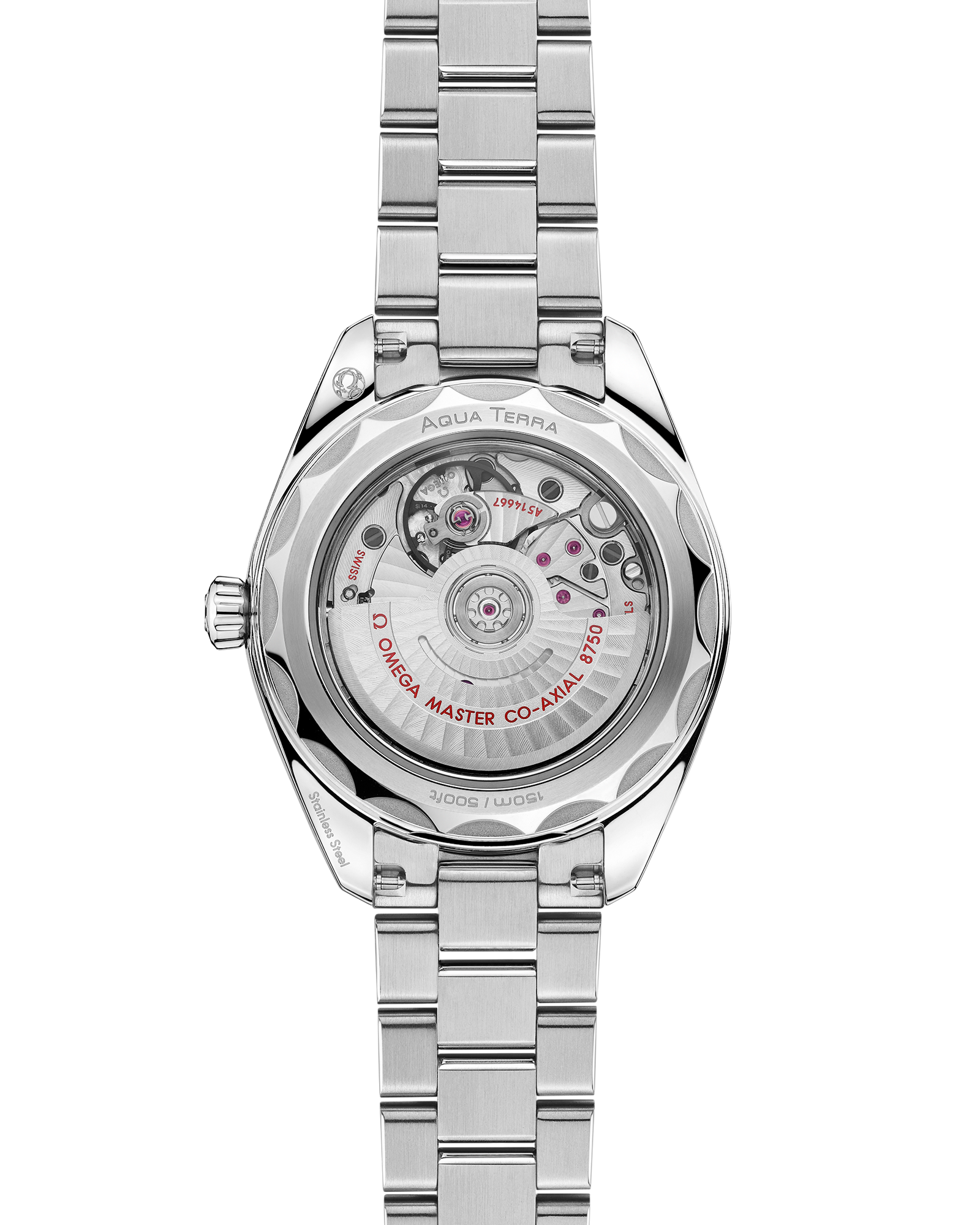 Seamaster Aqua Terra 150M 30 mm, steel on steel