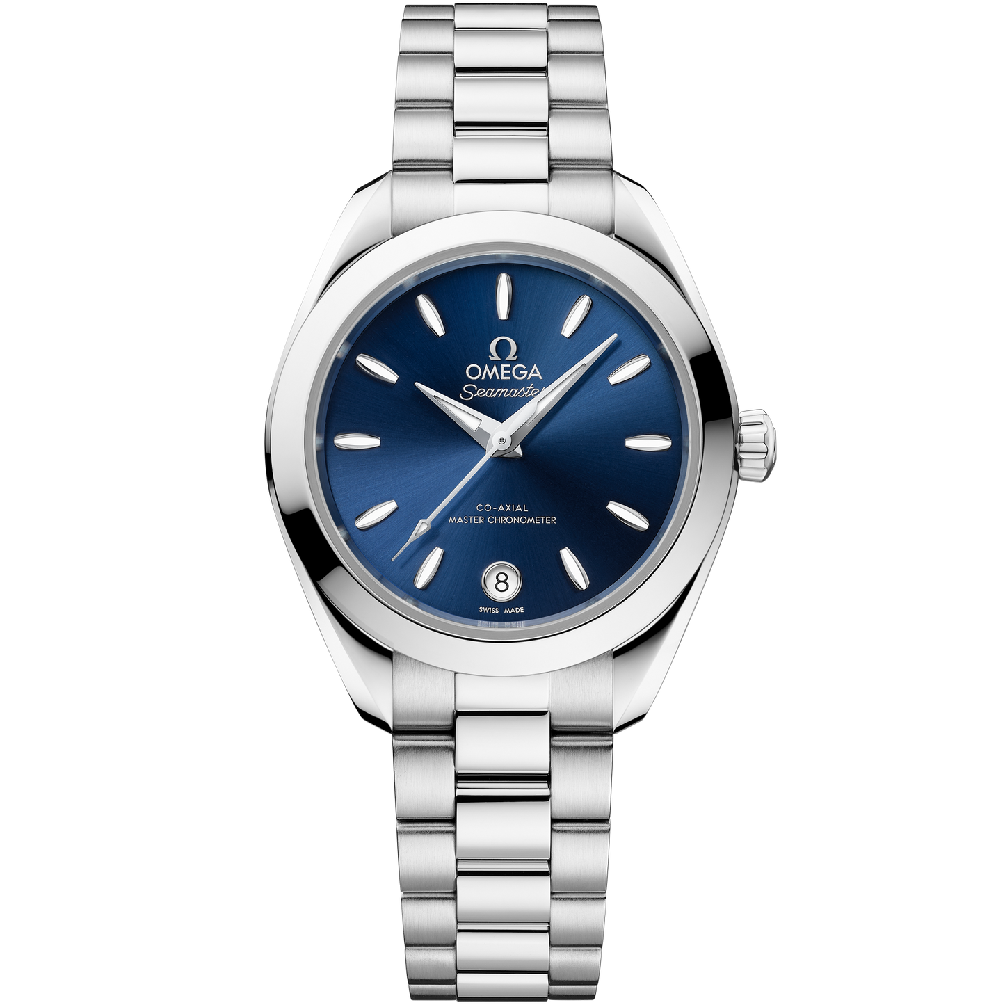 Seamaster Aqua Terra 150M 30 mm, steel on steel