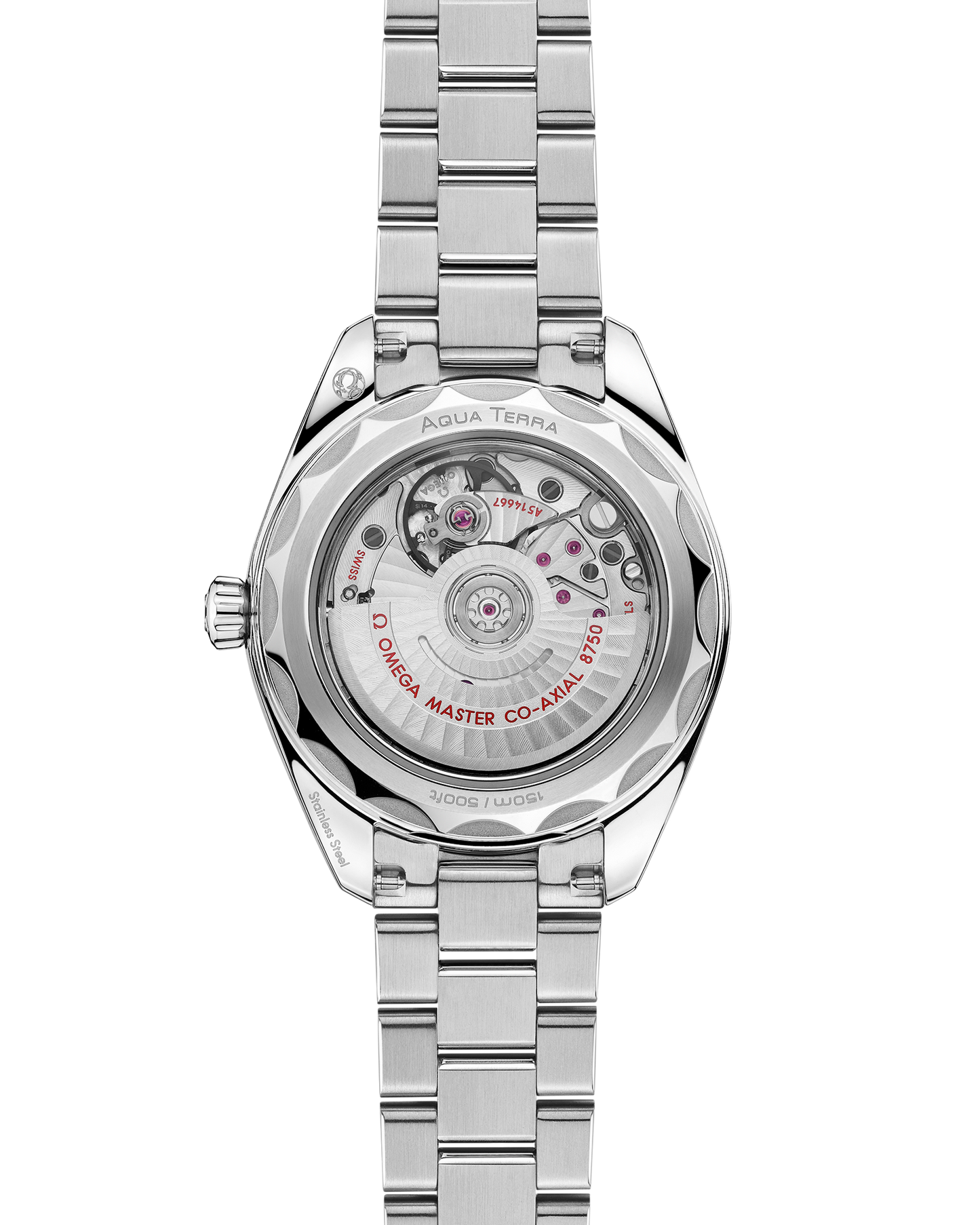 Seamaster Aqua Terra 150M 30 mm, steel on steel