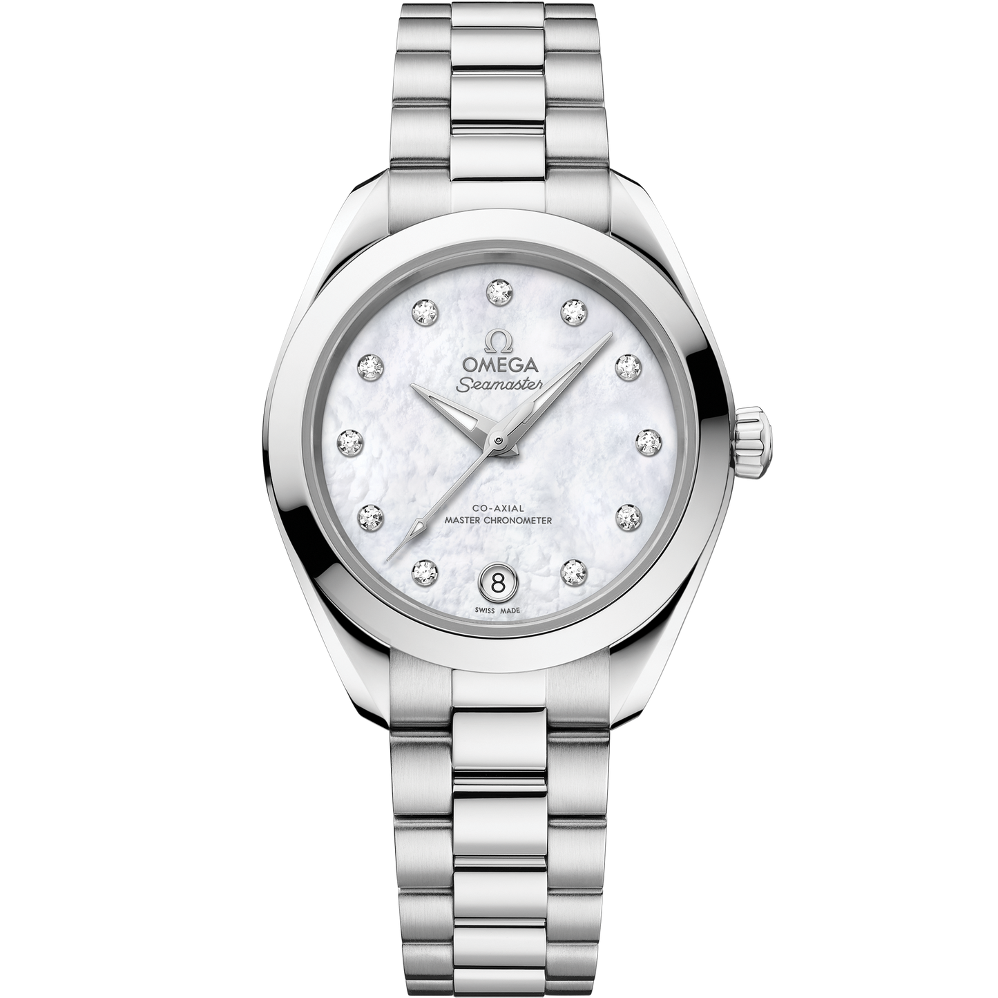 Seamaster Aqua Terra 150M 30 mm, steel on steel