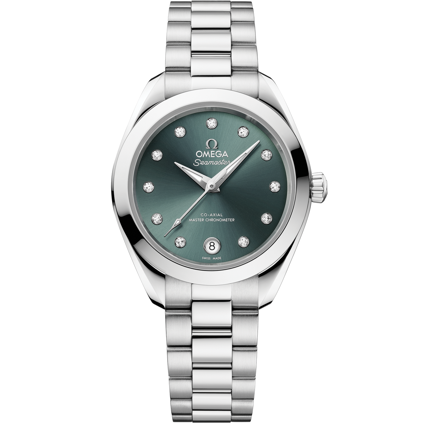 Seamaster Aqua Terra 150M 30 mm, steel on steel