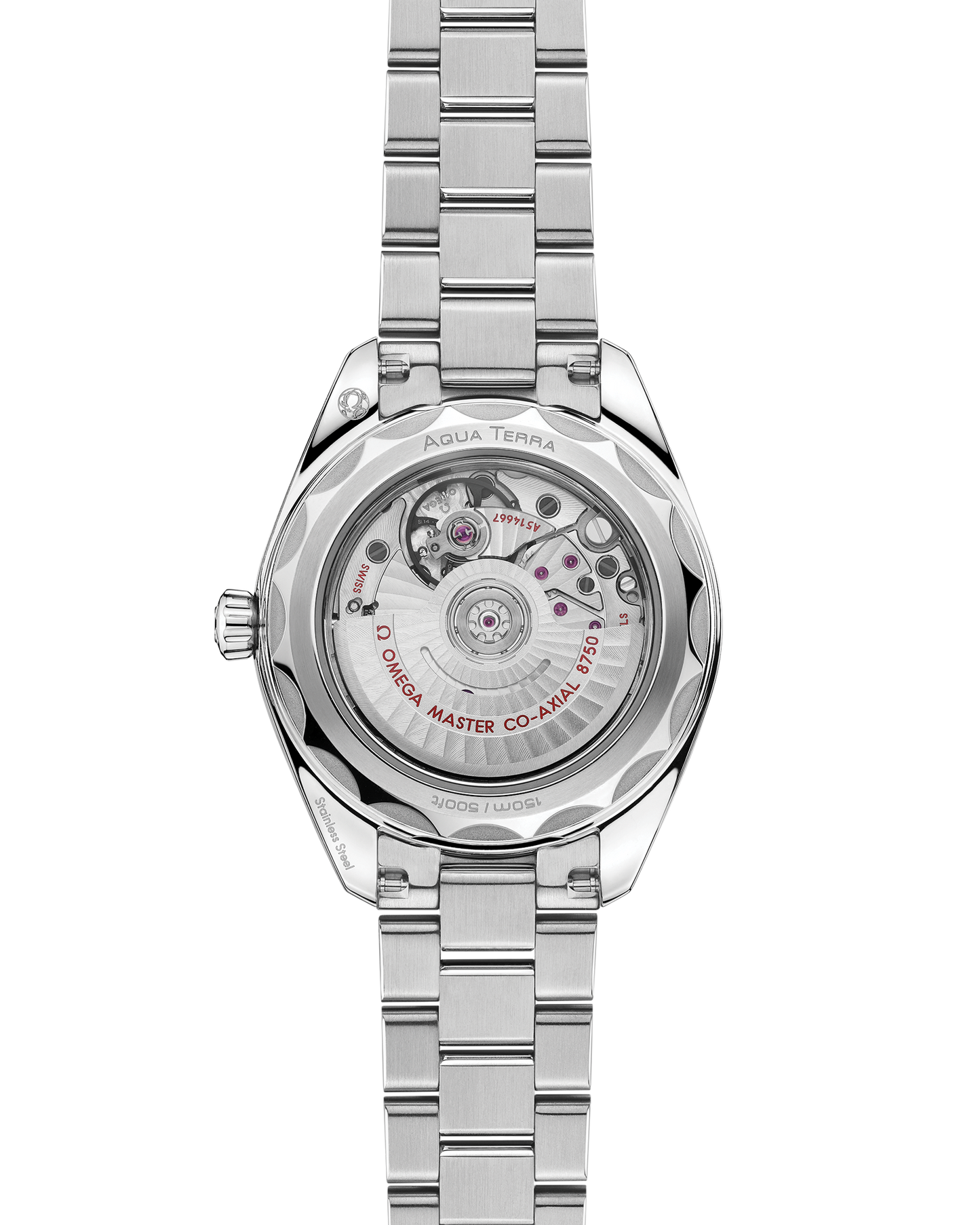 Seamaster Aqua Terra 150M 30 mm, steel on steel