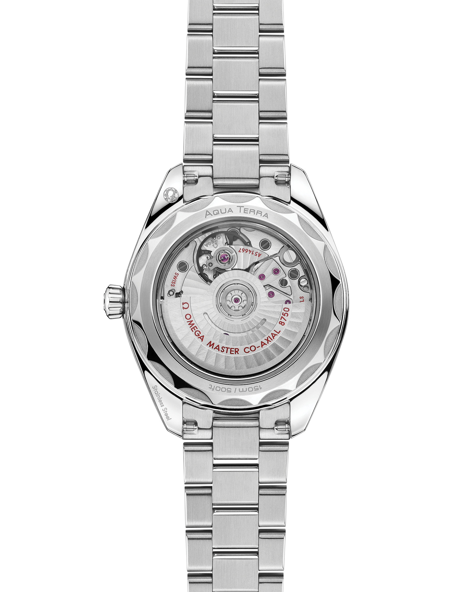 Seamaster Aqua Terra 150M 30 mm, steel on steel