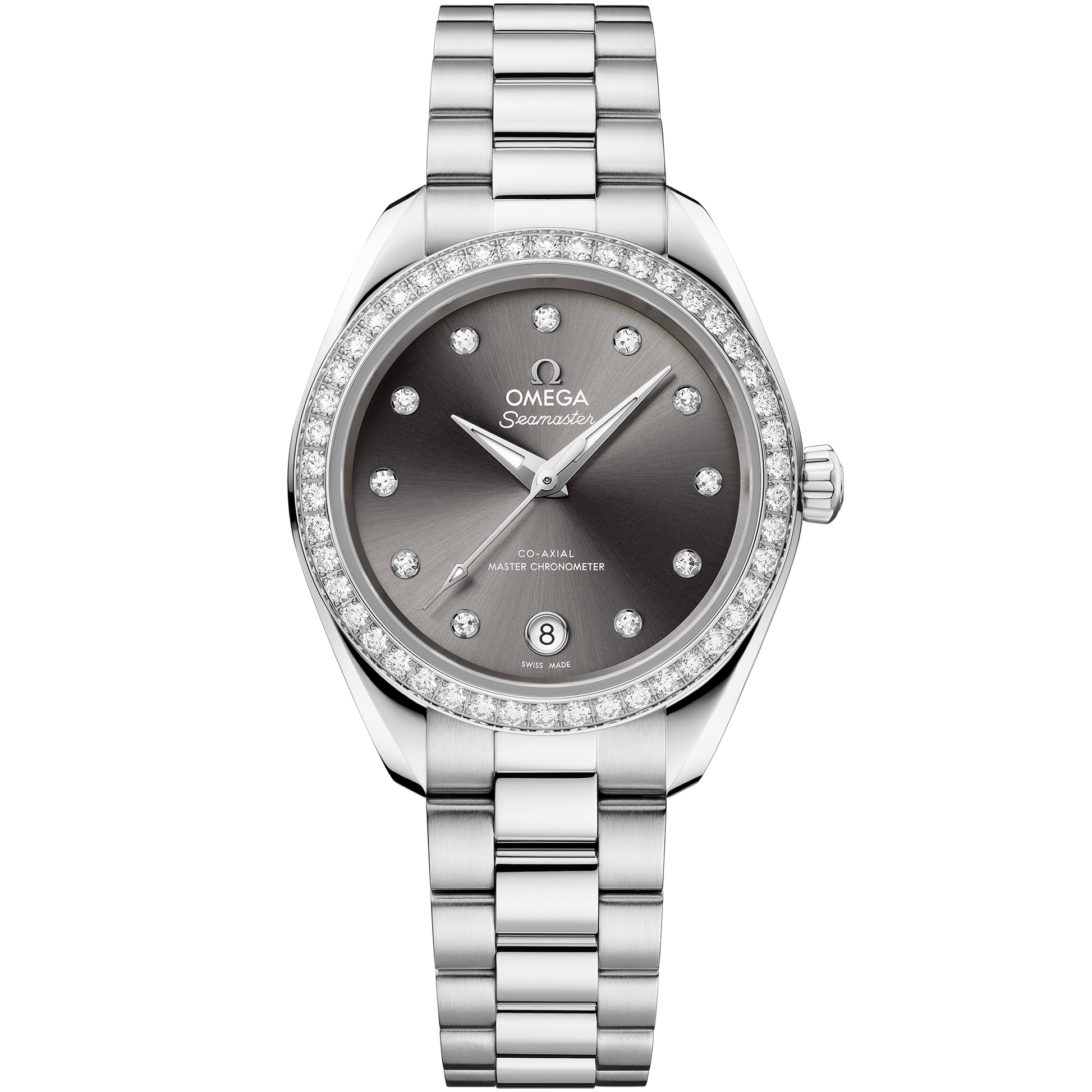 Seamaster Aqua Terra 150M 30 mm, steel on steel