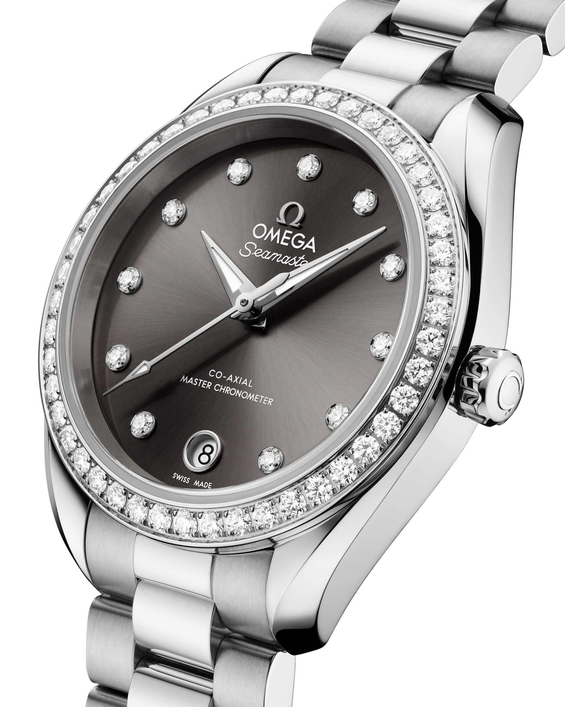 Seamaster Aqua Terra 150M 30 mm, steel on steel