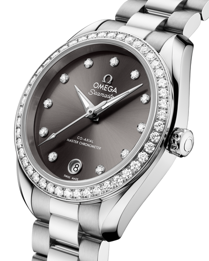 Seamaster Aqua Terra 150M 30 mm, steel on steel