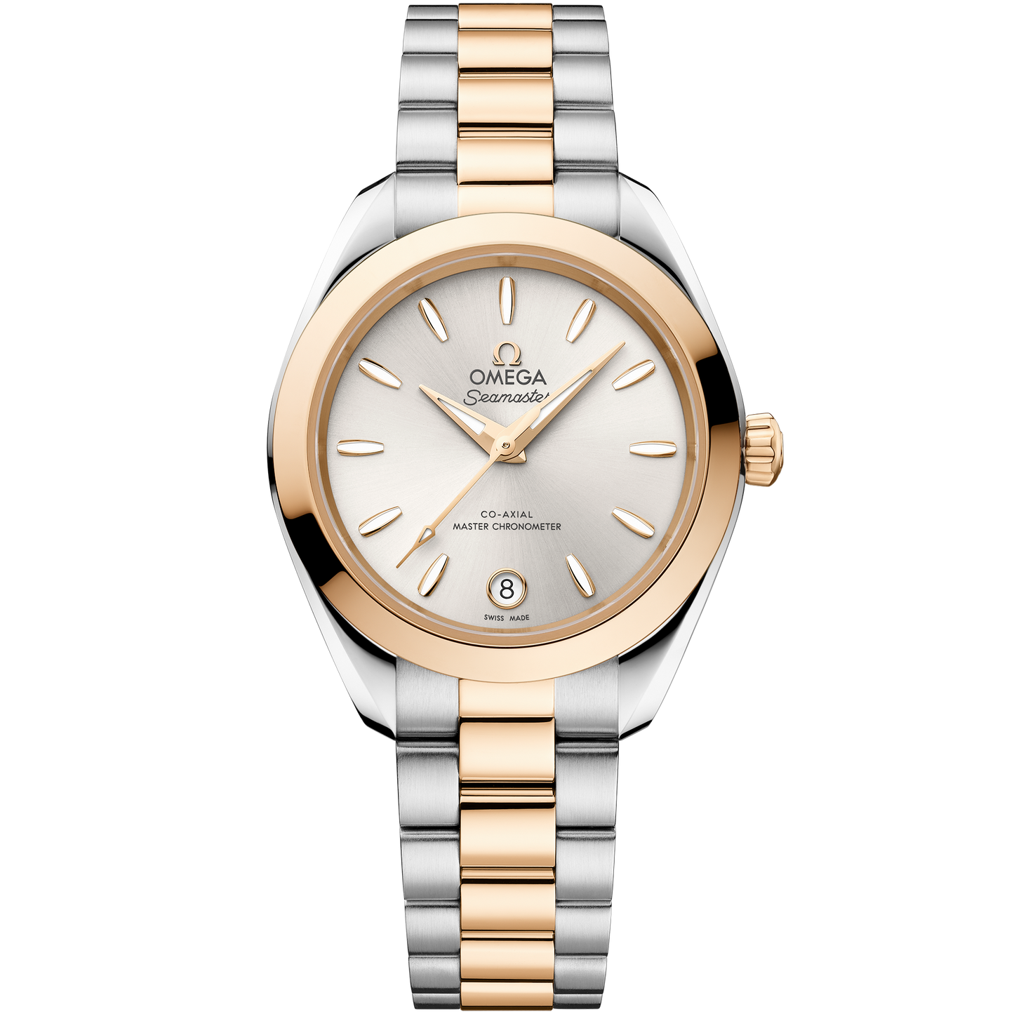 Seamaster Aqua Terra 150M 30 mm, steel ‑ Moonshine™ gold on steel ‑ Moonshine™ gold