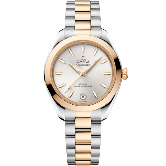 Seamaster Aqua Terra 150M 30 mm, steel ‑ Moonshine™ gold on steel ‑ Moonshine™ gold