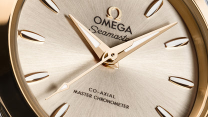 Seamaster Aqua Terra 150M 30 mm, steel ‑ Moonshine™ gold on steel ‑ Moonshine™ gold