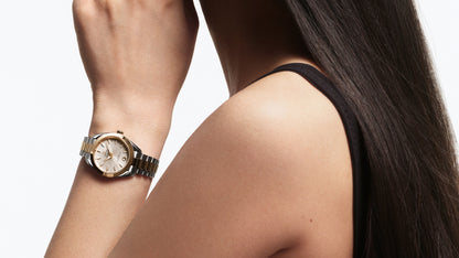 Seamaster Aqua Terra 150M 30 mm, steel ‑ Moonshine™ gold on steel ‑ Moonshine™ gold