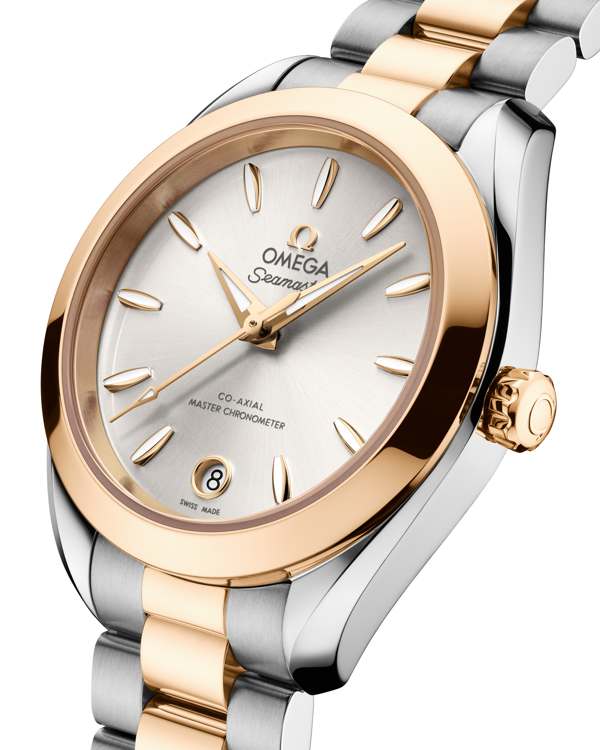 Seamaster Aqua Terra 150M 30 mm, steel ‑ Moonshine™ gold on steel ‑ Moonshine™ gold