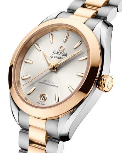 Seamaster Aqua Terra 150M 30 mm, steel ‑ Moonshine™ gold on steel ‑ Moonshine™ gold