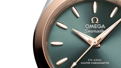 Seamaster Aqua Terra 150M 30 mm, steel ‑ Sedna™ gold on steel ‑ Sedna™ gold