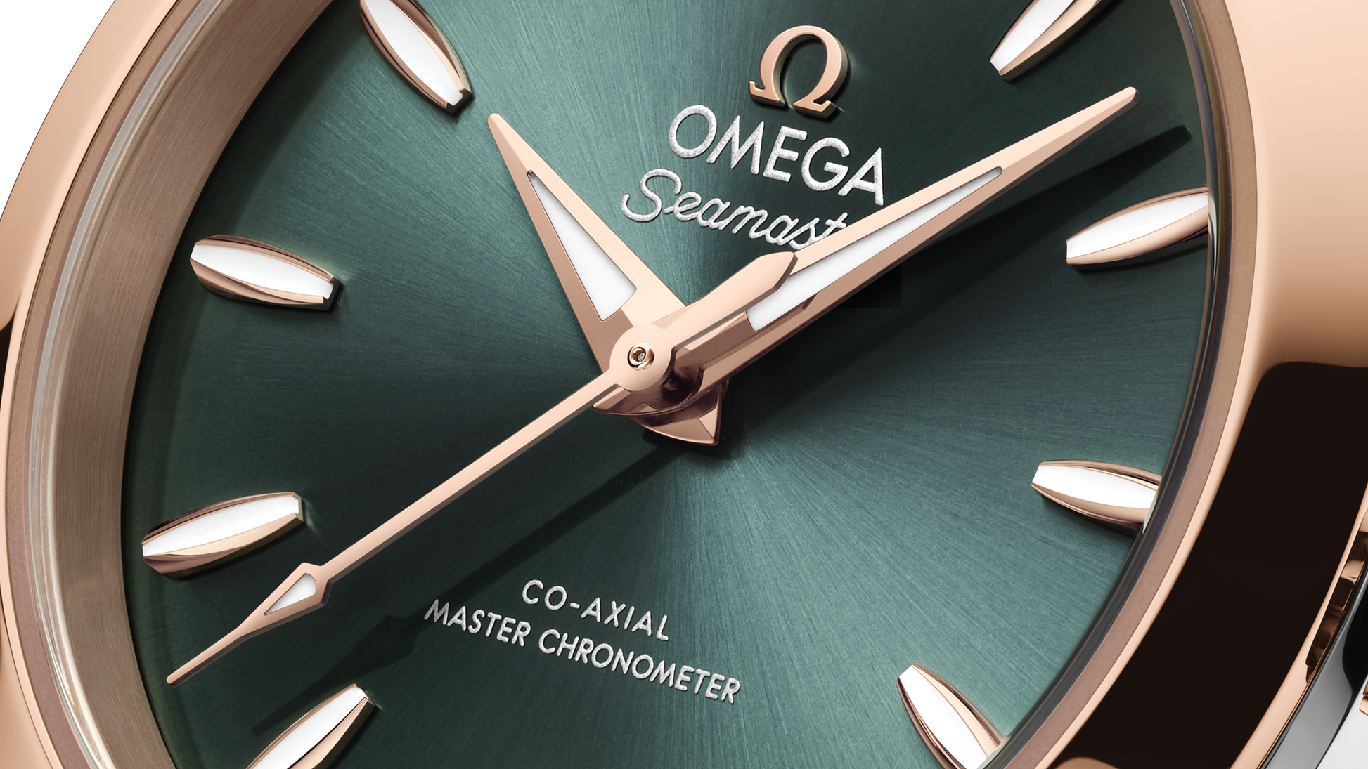 Seamaster Aqua Terra 150M 30 mm, steel ‑ Sedna™ gold on steel ‑ Sedna™ gold