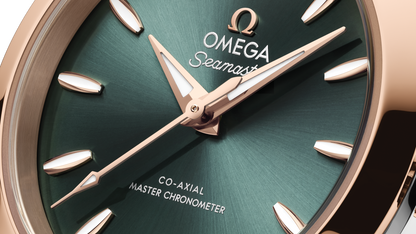 Seamaster Aqua Terra 150M 30 mm, steel ‑ Sedna™ gold on steel ‑ Sedna™ gold