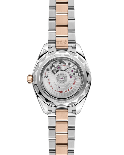 Seamaster Aqua Terra 150M 30 mm, steel ‑ Sedna™ gold on steel ‑ Sedna™ gold