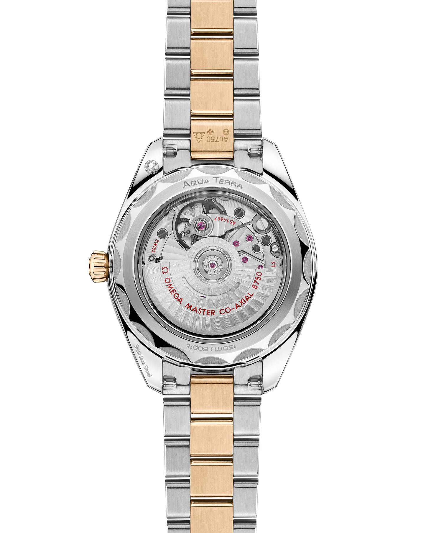 Seamaster Aqua Terra 150M 30 mm, steel ‑ Moonshine™ gold on steel ‑ Moonshine™ gold