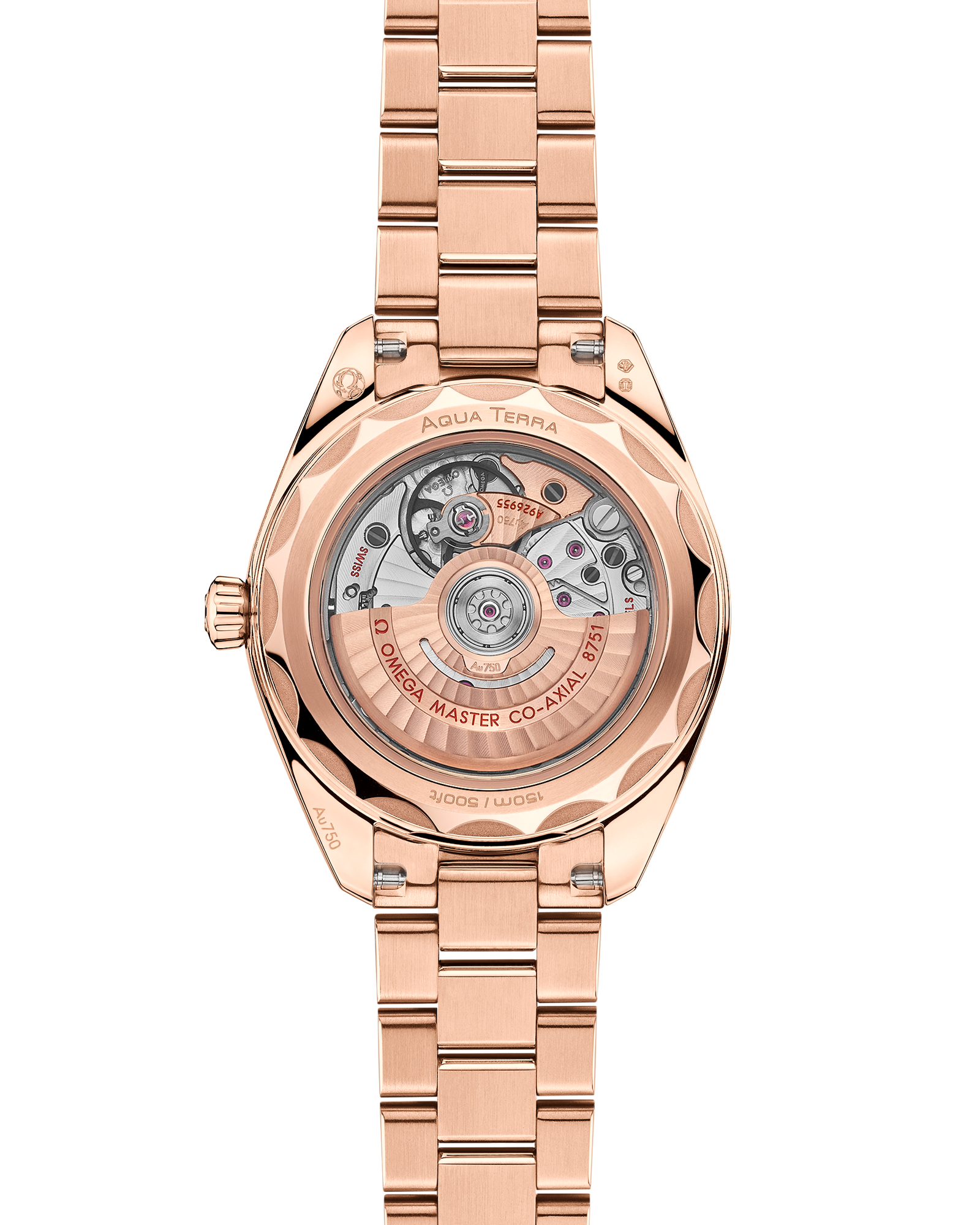Seamaster Aqua Terra 150M 30 mm, Sedna™ gold on Sedna™ gold