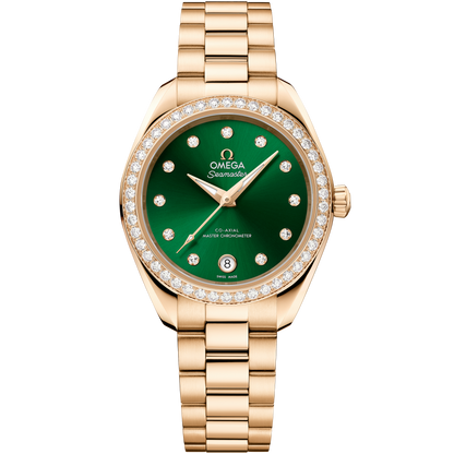 Seamaster Aqua Terra 150M 30 mm, Moonshine™ gold on Moonshine™ gold