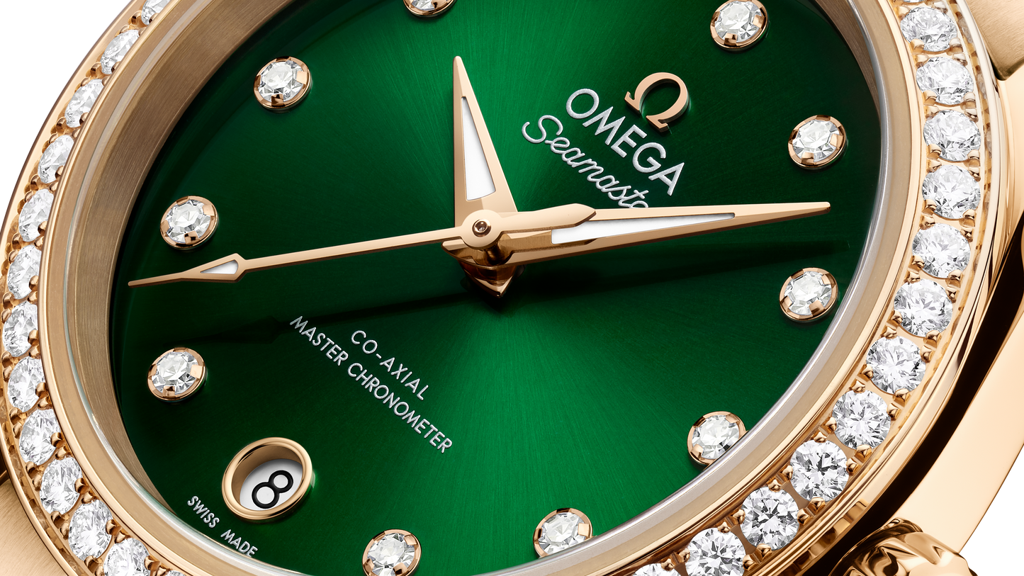 Seamaster Aqua Terra 150M 30 mm, Moonshine™ gold on Moonshine™ gold