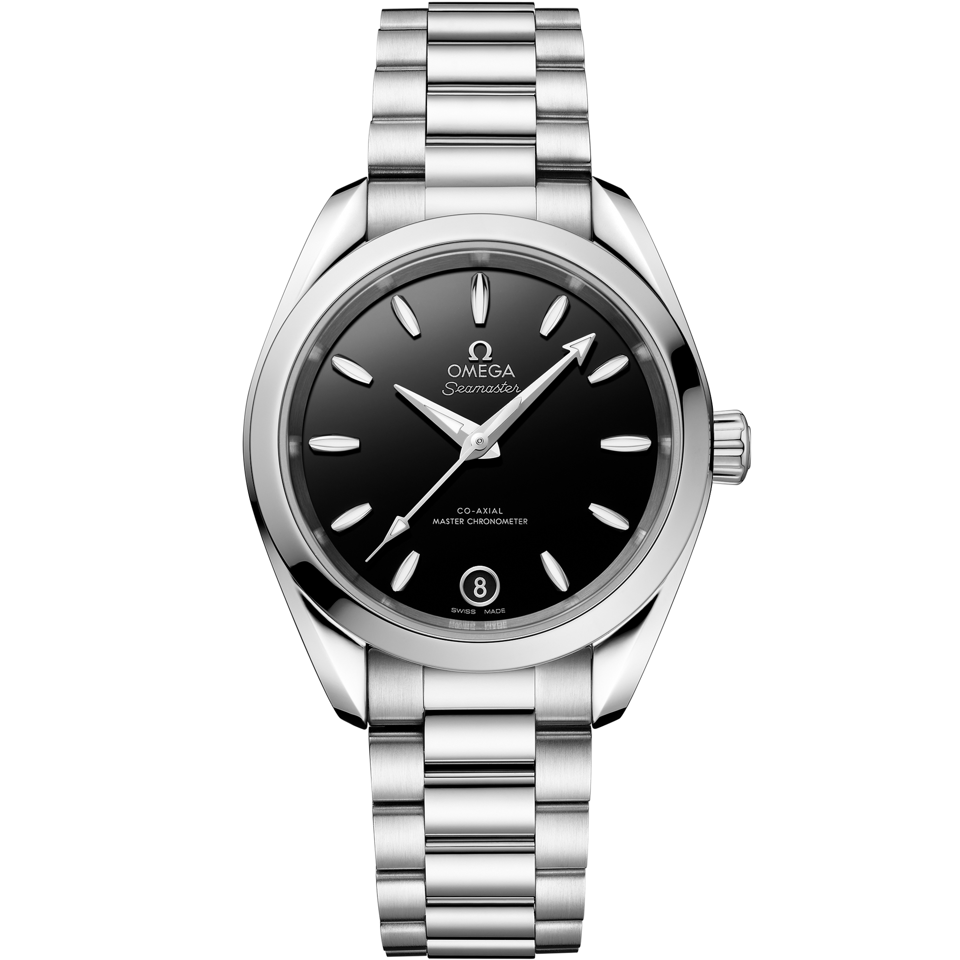 Seamaster Aqua Terra 150M 34 mm, steel on steel