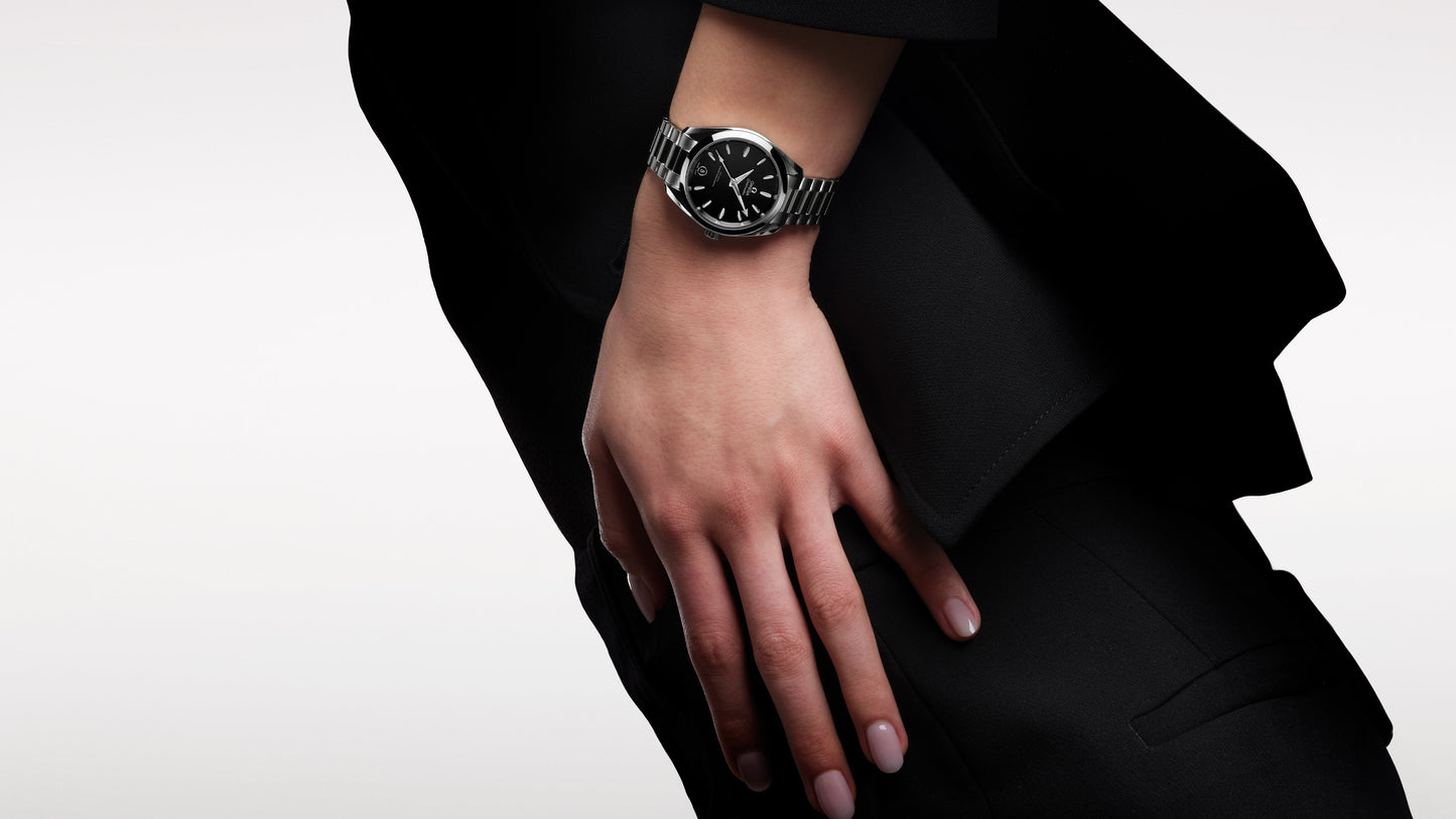 Seamaster Aqua Terra 150M 34 mm, steel on steel