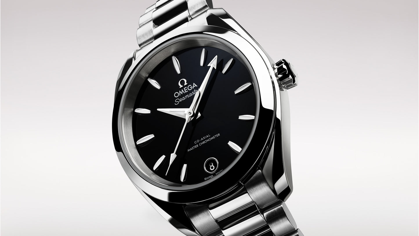 Seamaster Aqua Terra 150M 34 mm, steel on steel