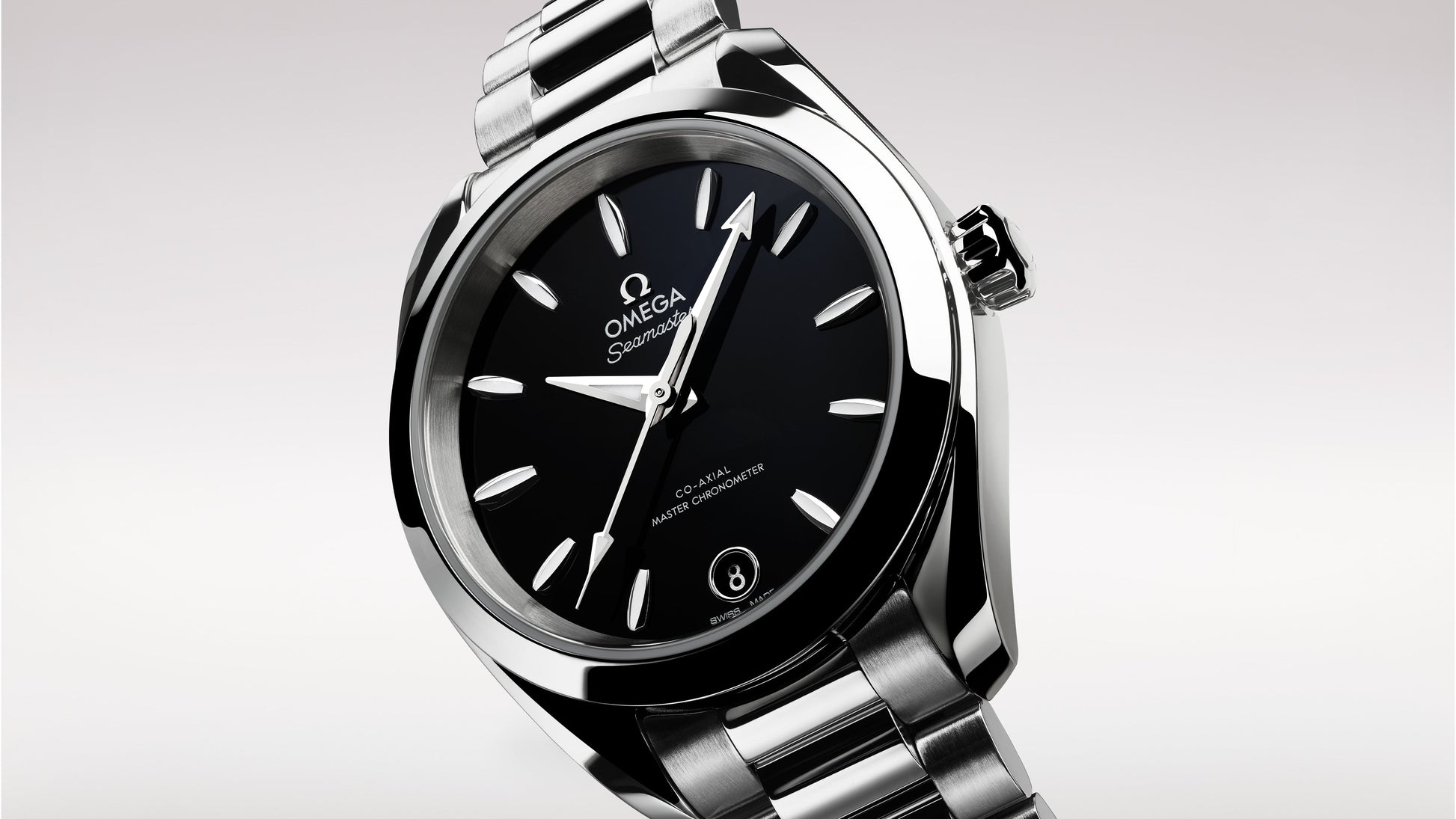 Seamaster Aqua Terra 150M 34 mm, steel on steel
