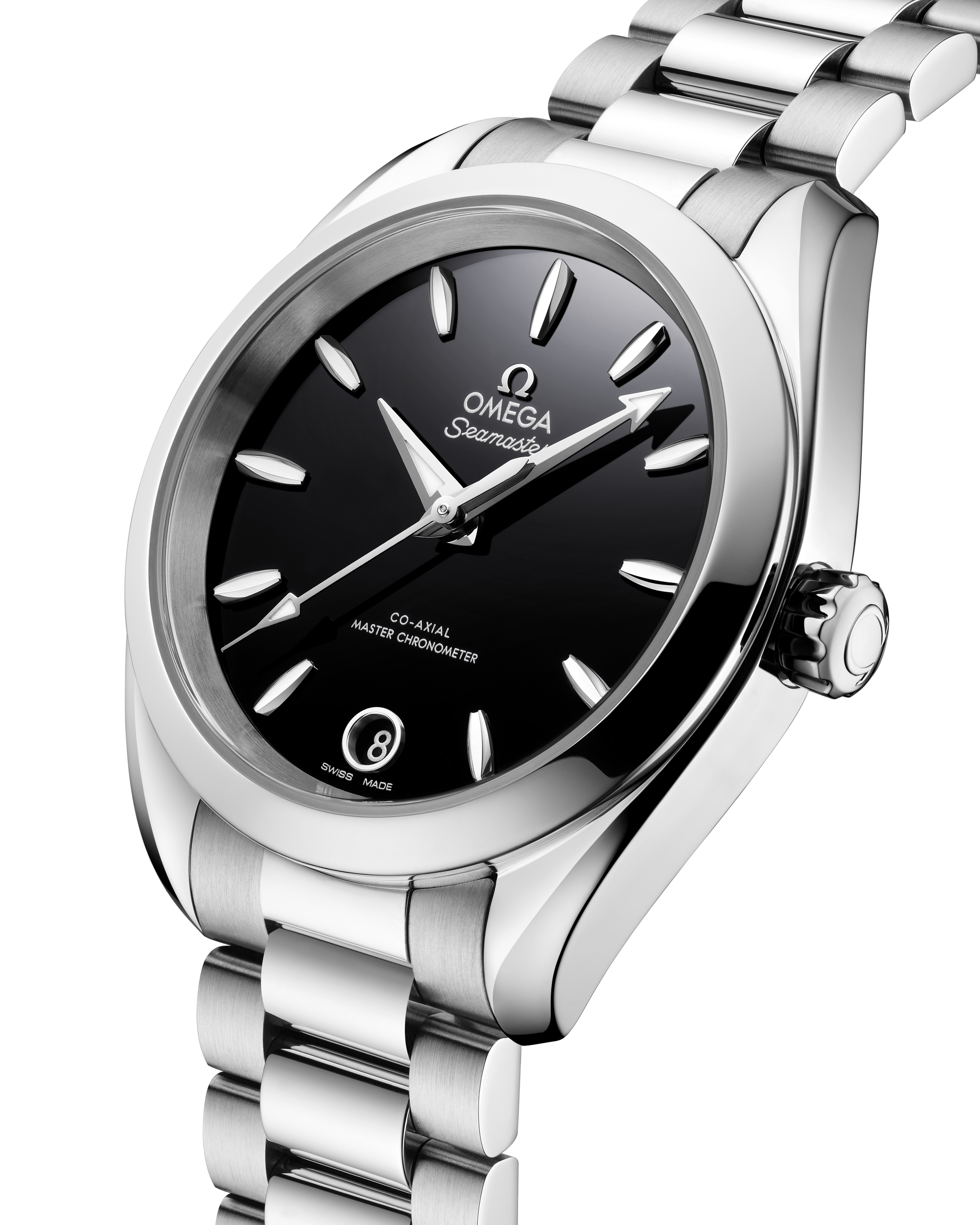 Seamaster Aqua Terra 150M 34 mm, steel on steel