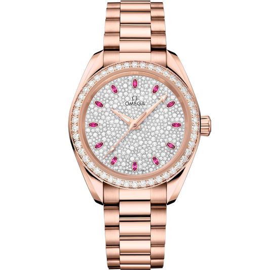 Seamaster Aqua Terra 150M 34 mm, Sedna™ gold on Sedna™ gold