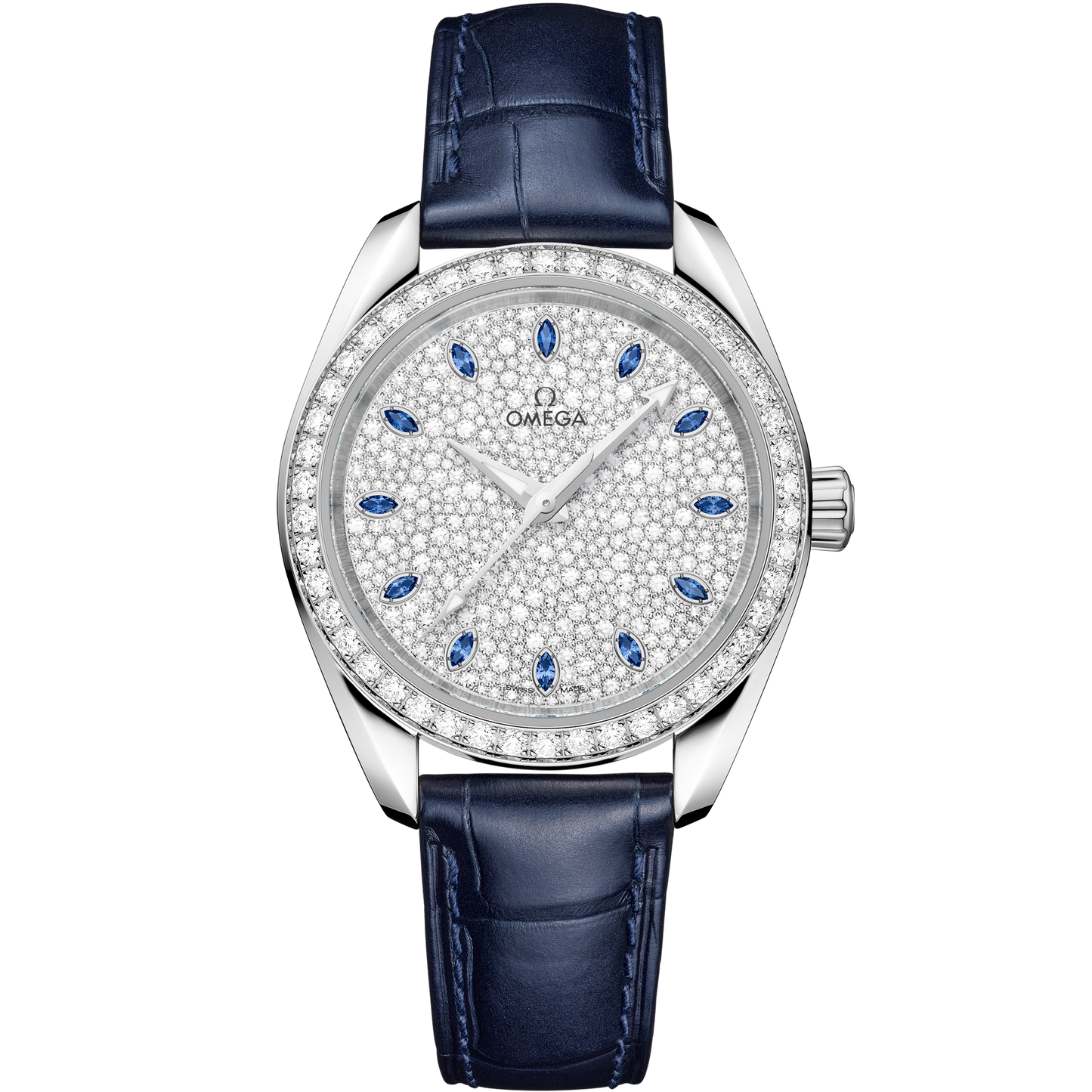 Seamaster Aqua Terra 150M 34 mm, Canopus Gold™ on alligator