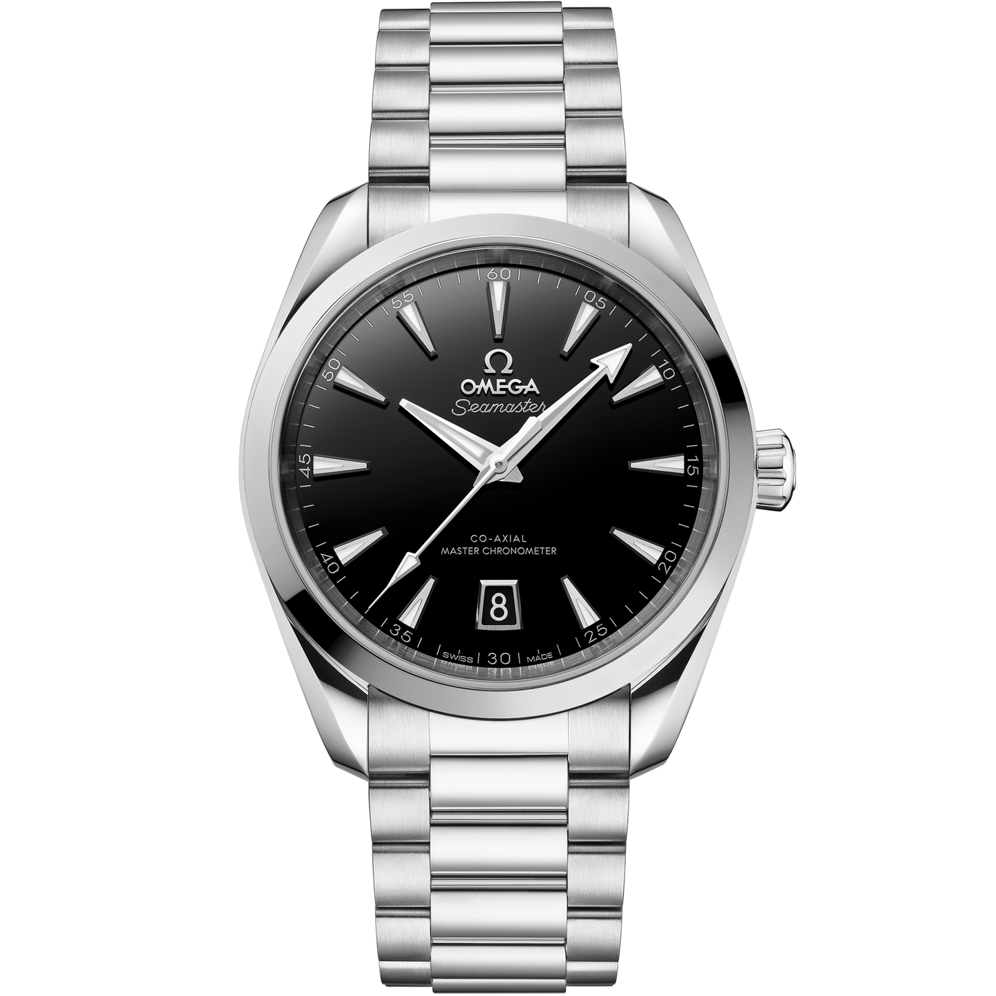 Seamaster Aqua Terra 150M 38 mm, steel on steel