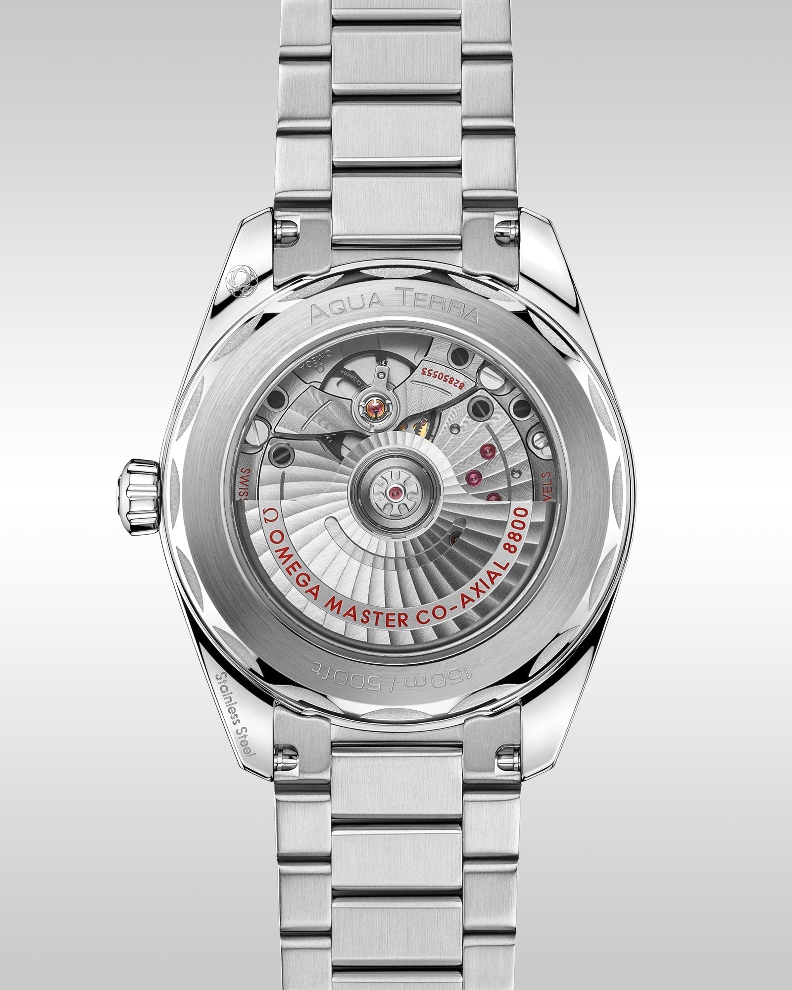 Seamaster Aqua Terra 150M 38 mm, steel on steel