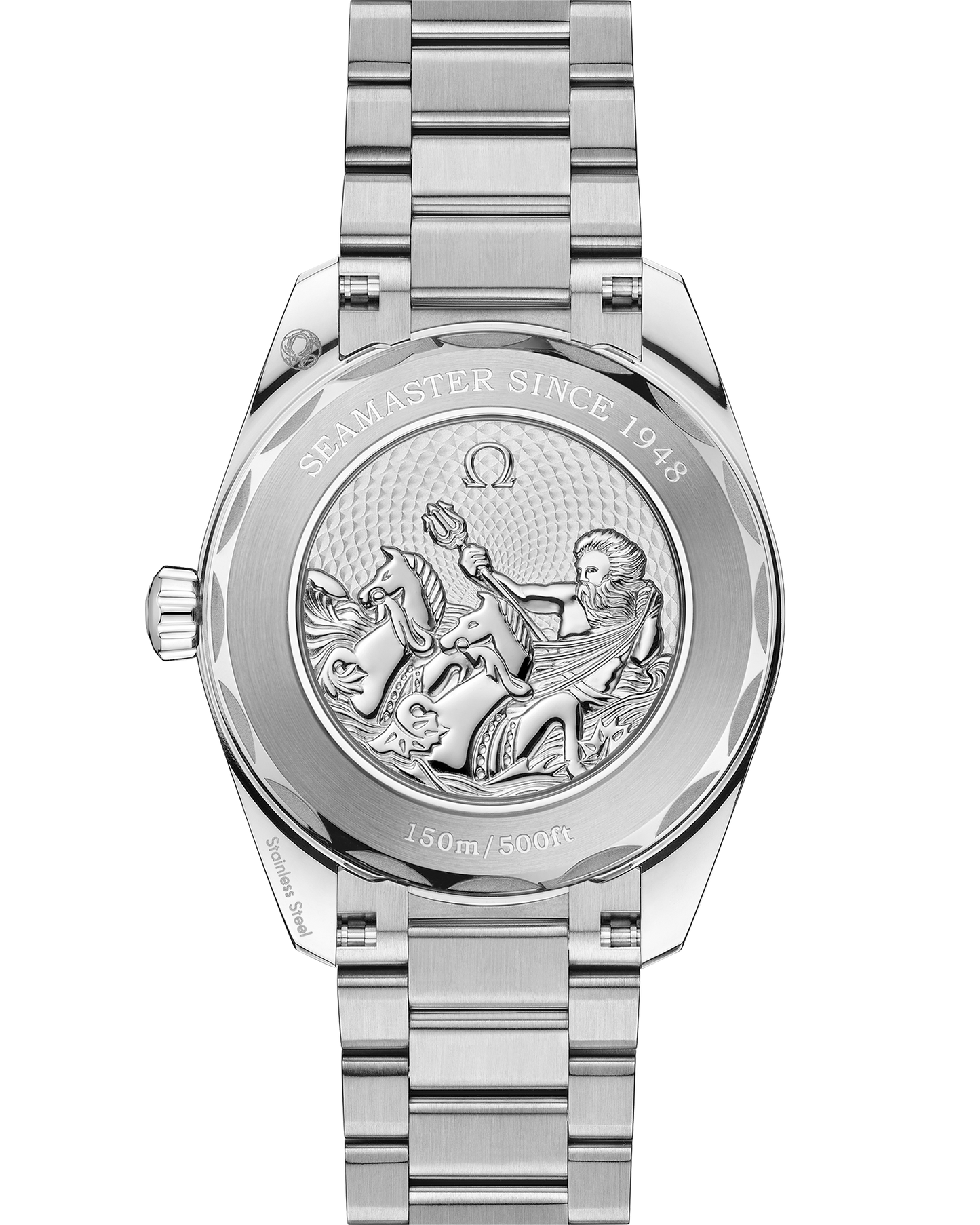 Seamaster Aqua Terra 150M 38 mm, steel on steel