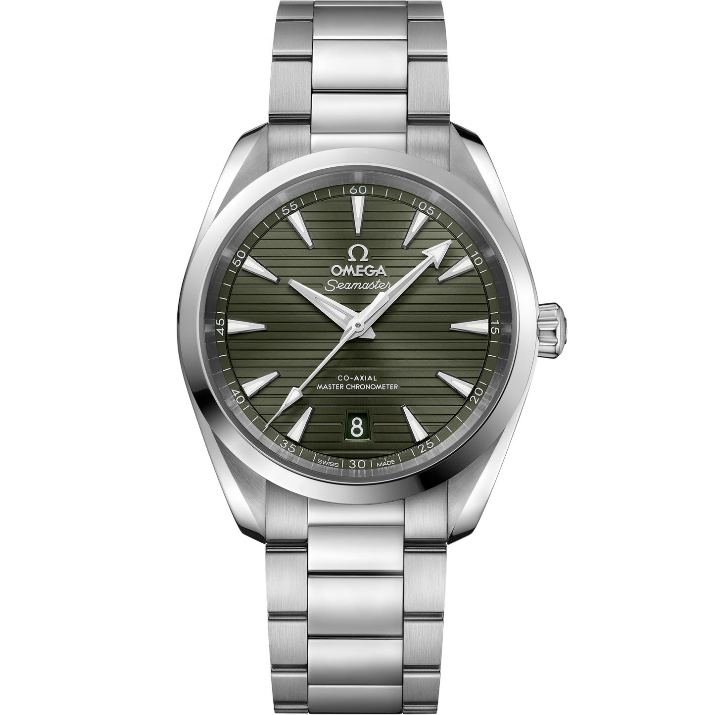 Seamaster Aqua Terra 150M 38 mm, steel on steel