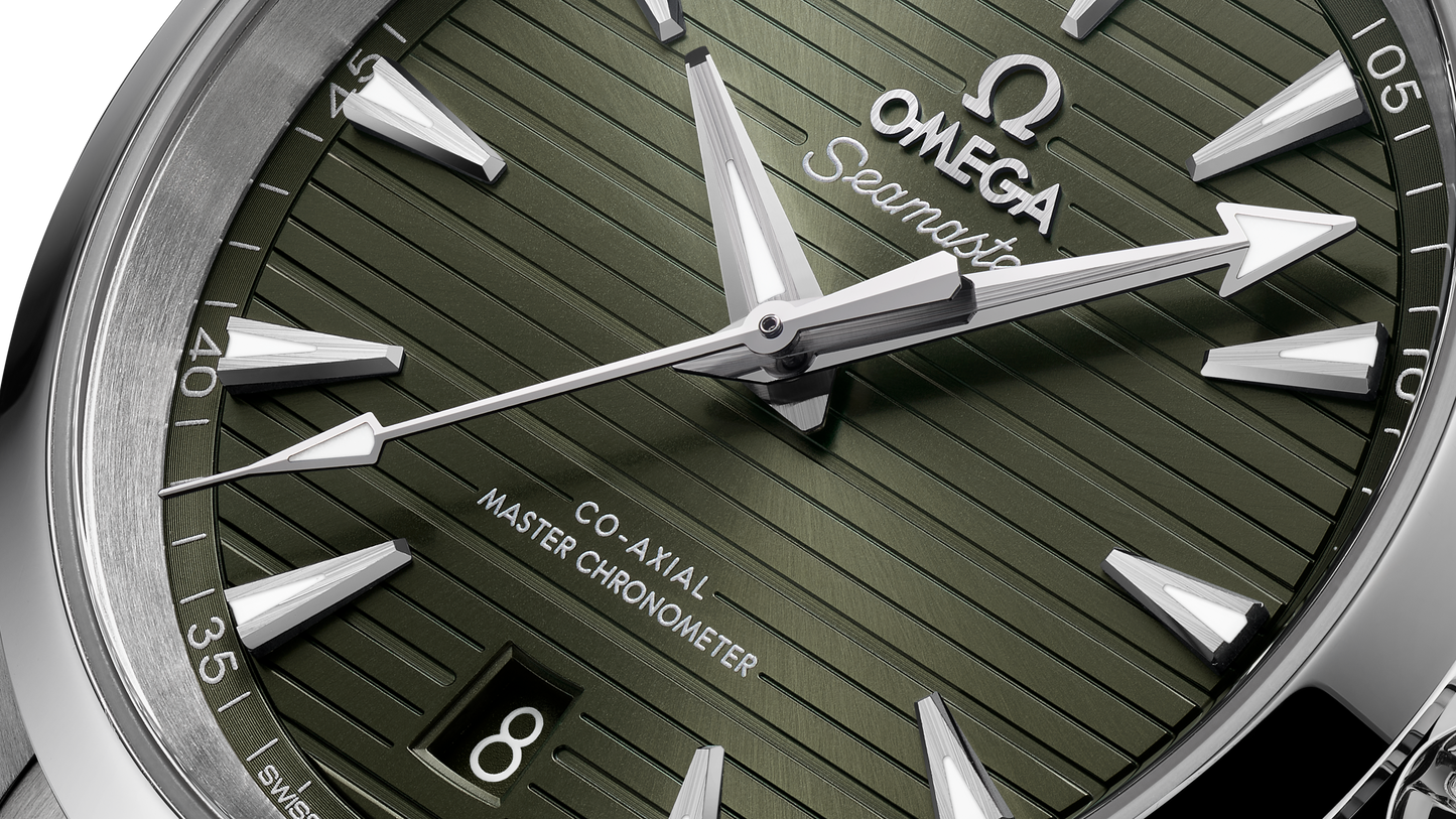 Seamaster Aqua Terra 150M 38 mm, steel on steel