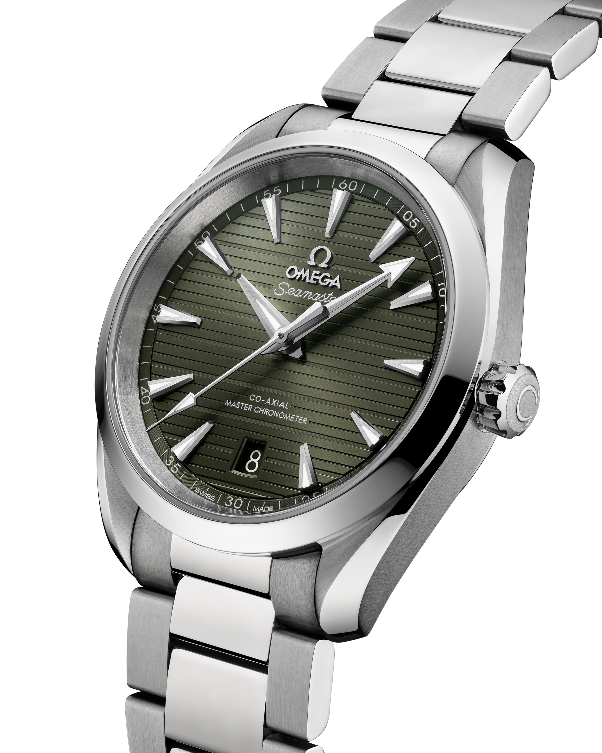 Seamaster Aqua Terra 150M 38 mm, steel on steel