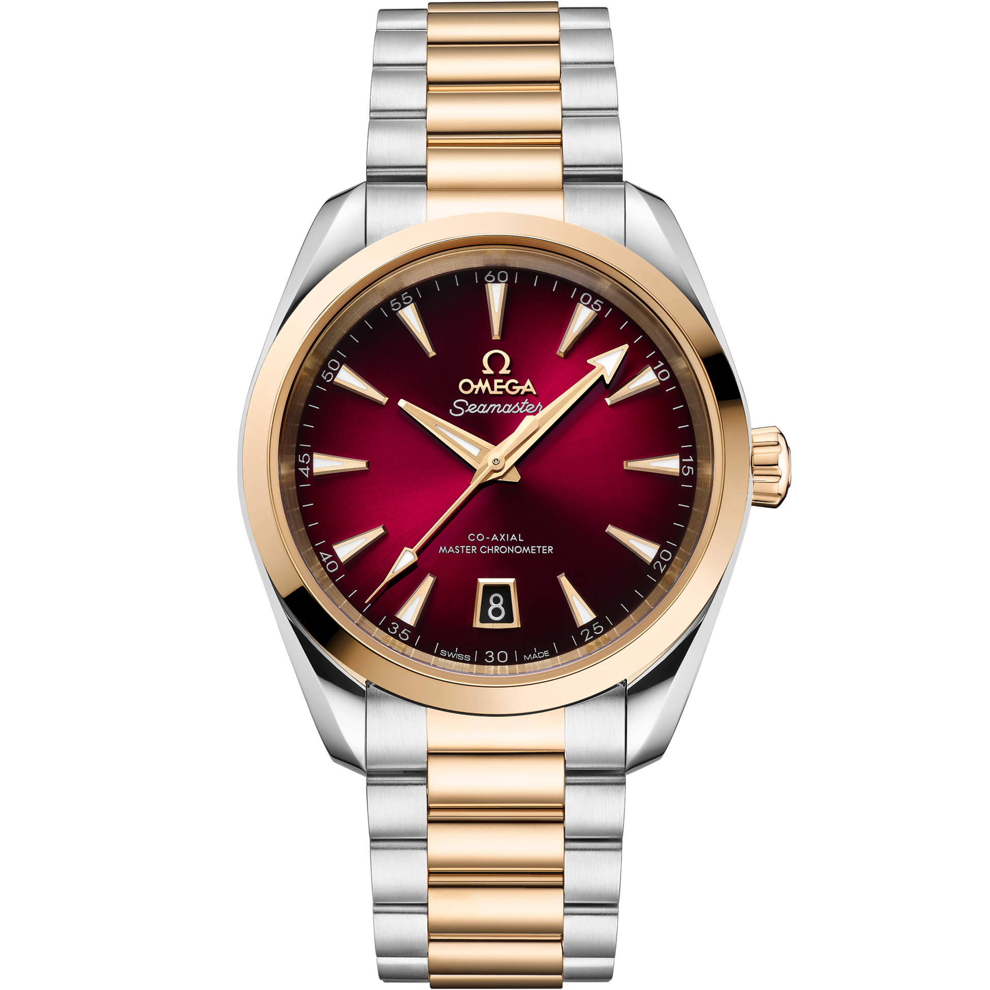 Seamaster Aqua Terra 150M 38 mm, steel ‑ Moonshine™ gold on steel ‑ Moonshine™ gold