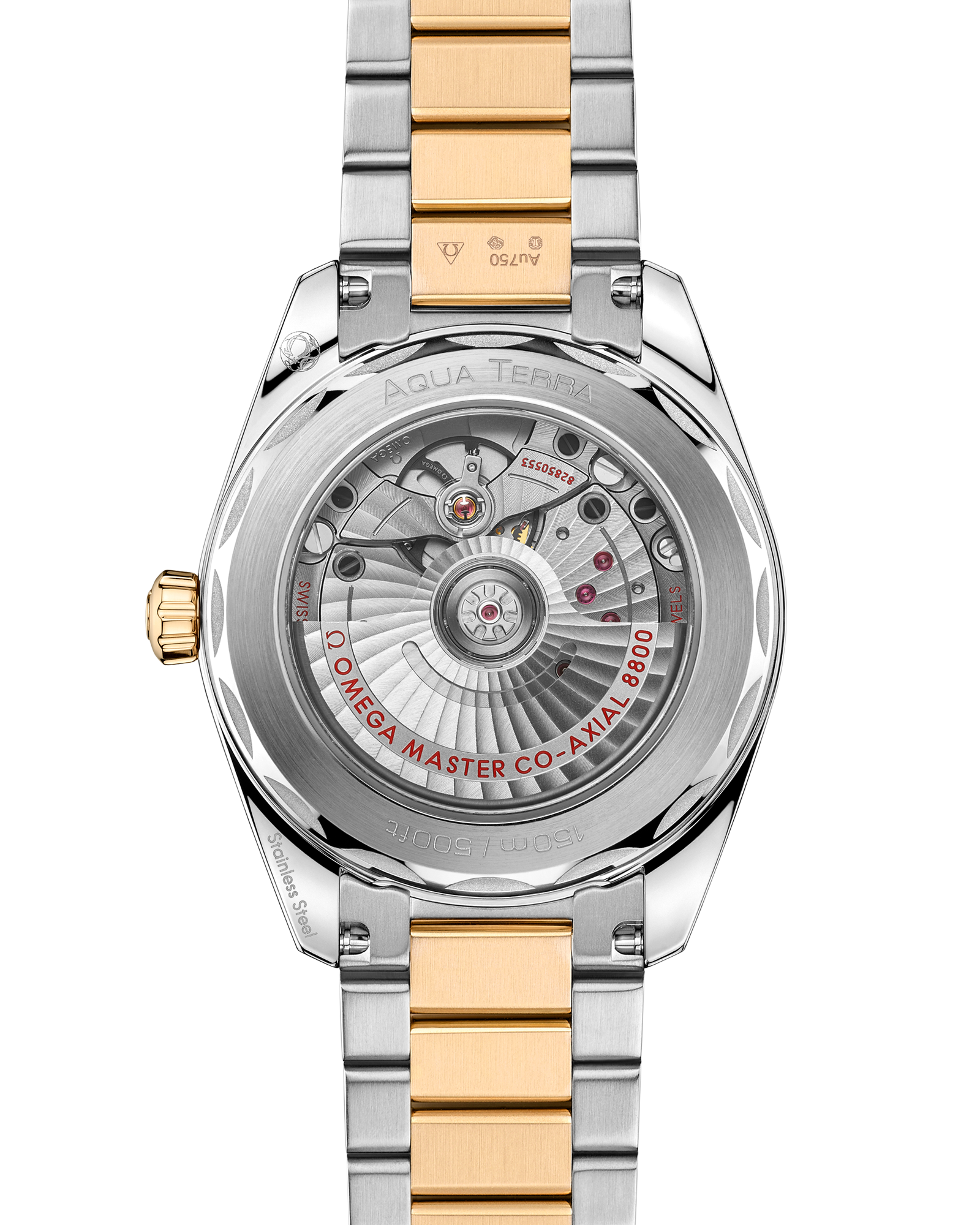 Seamaster Aqua Terra 150M 38 mm, steel ‑ Moonshine™ gold on steel ‑ Moonshine™ gold